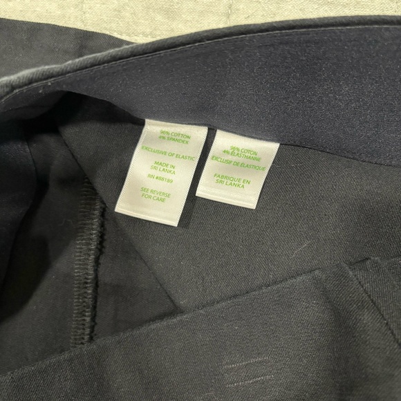 Lilly Pulitzer Merrin Bi-Stretch High-Rise Pant Black Onyx 27” Size 8 - Picture 4 of 6